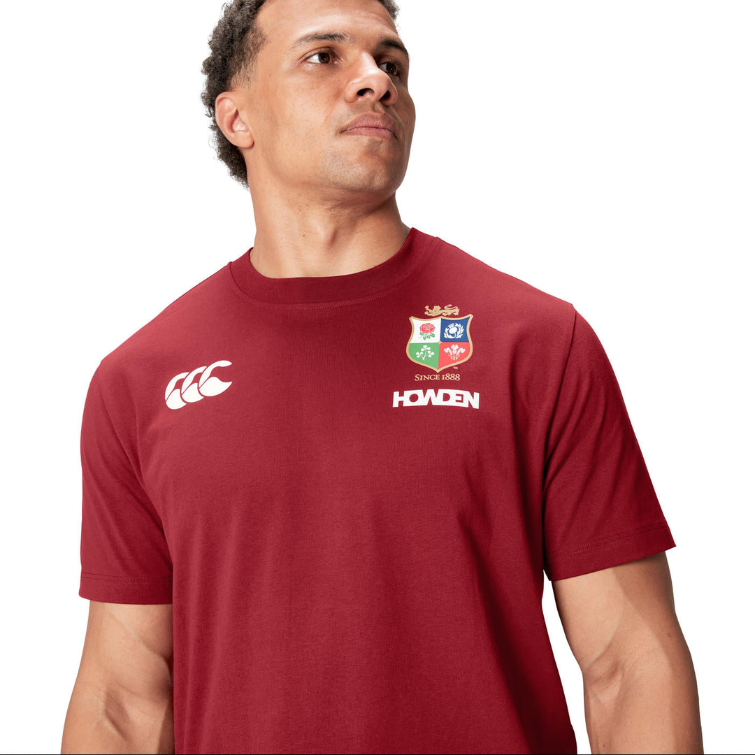 Canterbury British & Irish Lions Men's Cotton T-Shirt Red