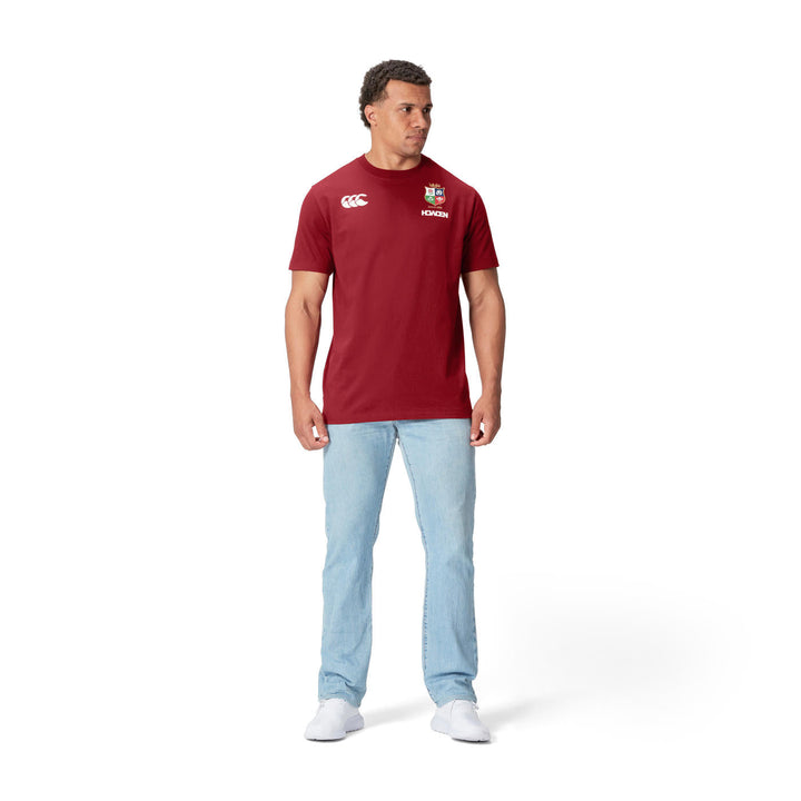 Canterbury British & Irish Lions Men's Cotton T-Shirt Red
