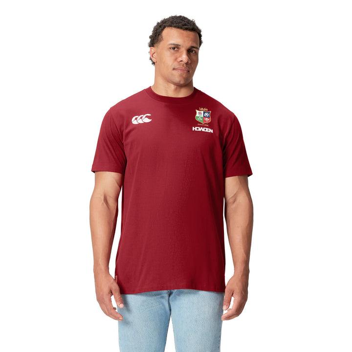 Canterbury British & Irish Lions Men's Cotton T-Shirt Red