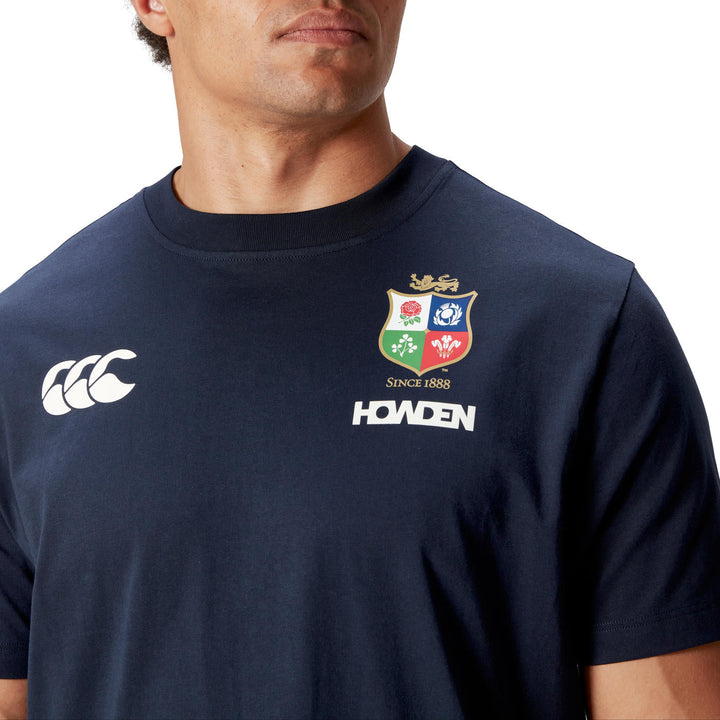 Canterbury British & Irish Lions Men's Cotton T-Shirt Navy