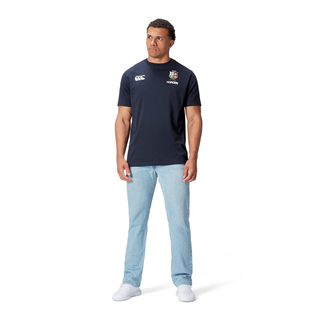 Canterbury British & Irish Lions Men's Cotton T-Shirt Navy