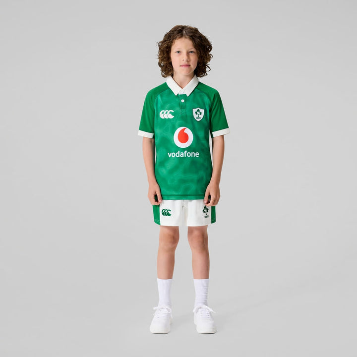 Canterbury Ireland IRFU Rugby Kids Home Pro Shirt 2025/26