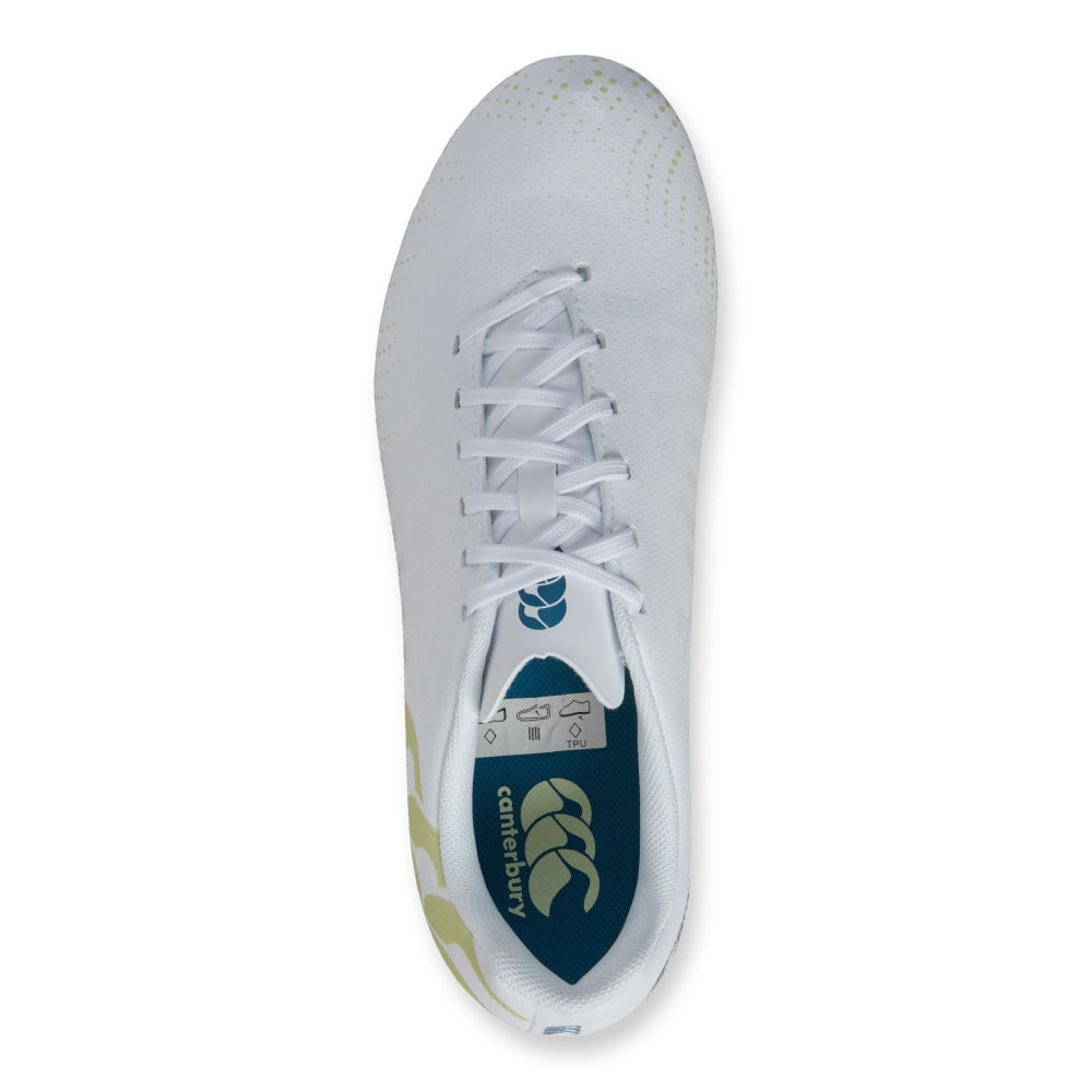 Canterbury Speed Infinite Team FG Rugby Boots Kids White