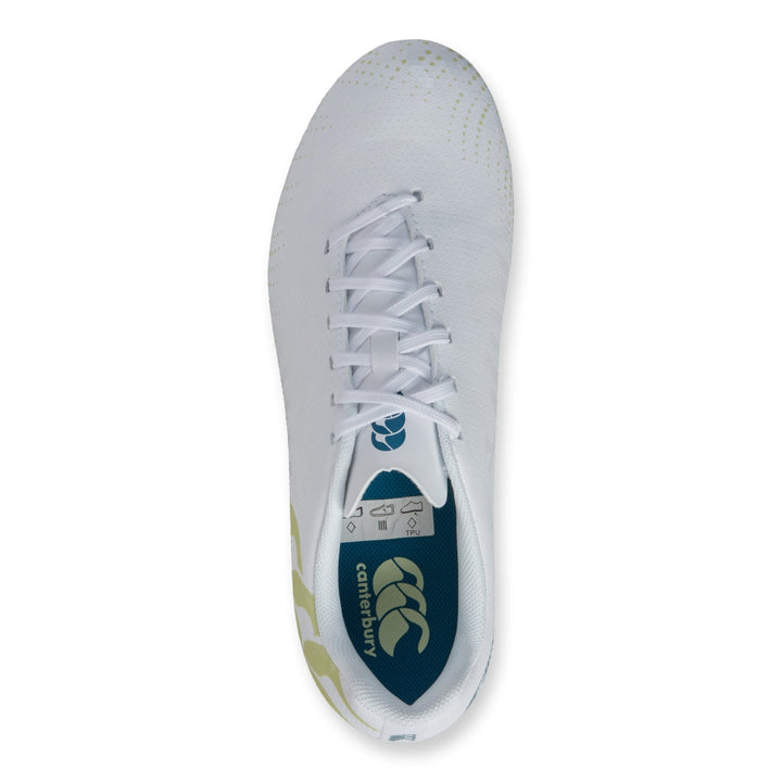 Canterbury Speed Infinite Team FG Rugby Boots Kids White