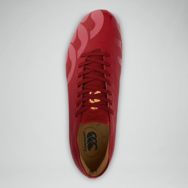 Canterbury Stampede Groundbreak Elite SG Rugby Boots Red