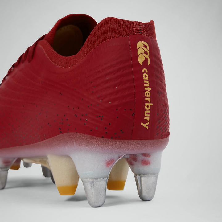 Canterbury Stampede Groundbreak Elite SG Rugby Boots Red
