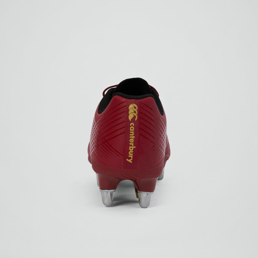 Canterbury Stampede Groundbreak Team SG Rugby Boots Red