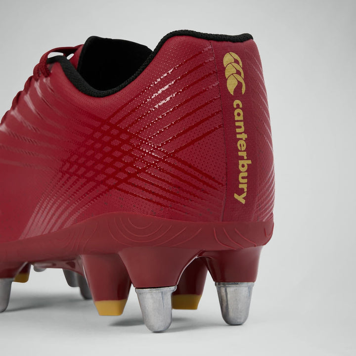 Canterbury Stampede Groundbreak Team SG Rugby Boots Red