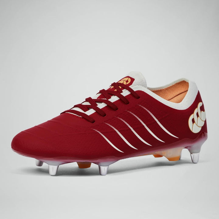 Canterbury Phoenix 2.0 Elite SG Rugby Boots Red