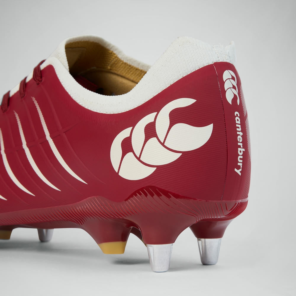Canterbury Phoenix 2.0 Pro SG Rugby Boots Red