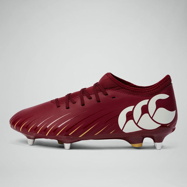 Canterbury Speed Falcon Team SG Rugby Boots Red