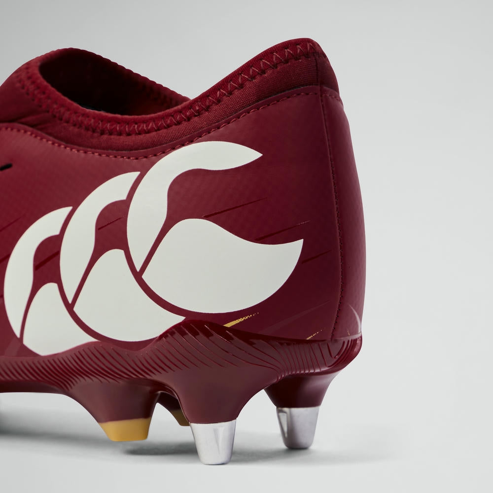 Canterbury Speed Falcon Team SG Rugby Boots Red