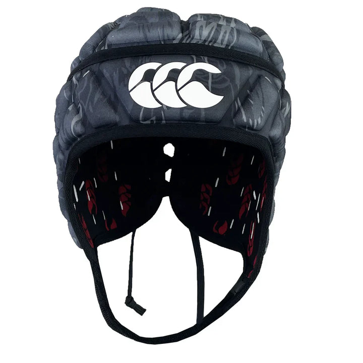 Canterbury Casque de Rugby Forze Raze Adultes Camouflage Noir