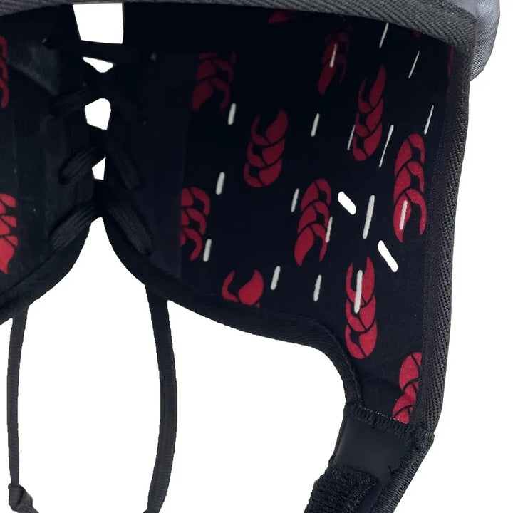 Canterbury Casque de Rugby Forze Raze Adultes Camouflage Noir