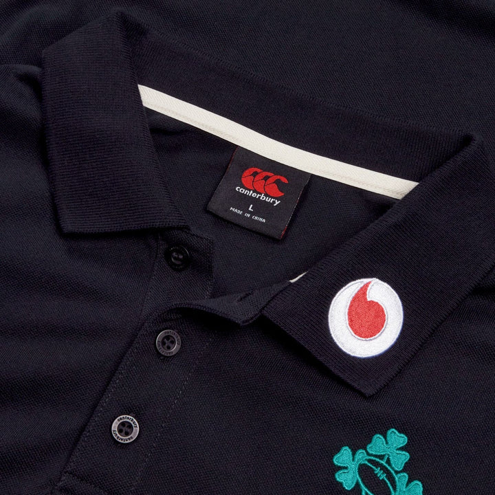 Canterbury Ireland 2024/25 Team Polo Shirt Men Black