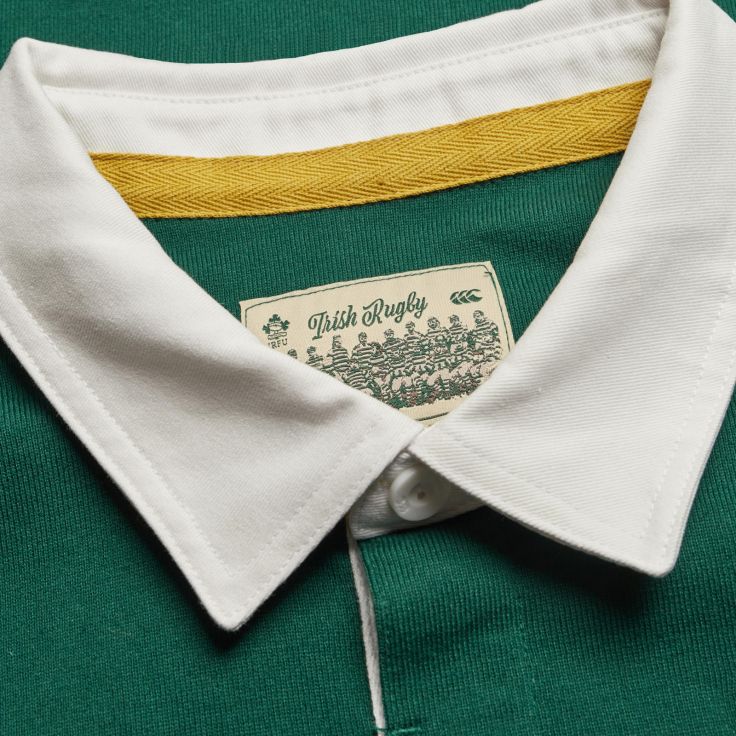 Canterbury Ireland Rugby 150th Anniversary Short Sleeve Shirt Men Green