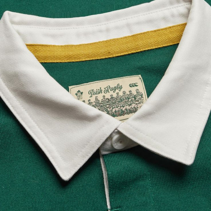Canterbury Ireland Rugby 150th Anniversary Short Sleeve Shirt Men Green
