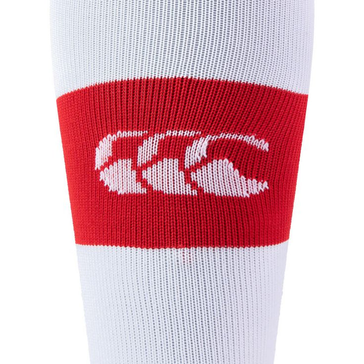 Canterbury Team Hooped Socks Red/White Senior