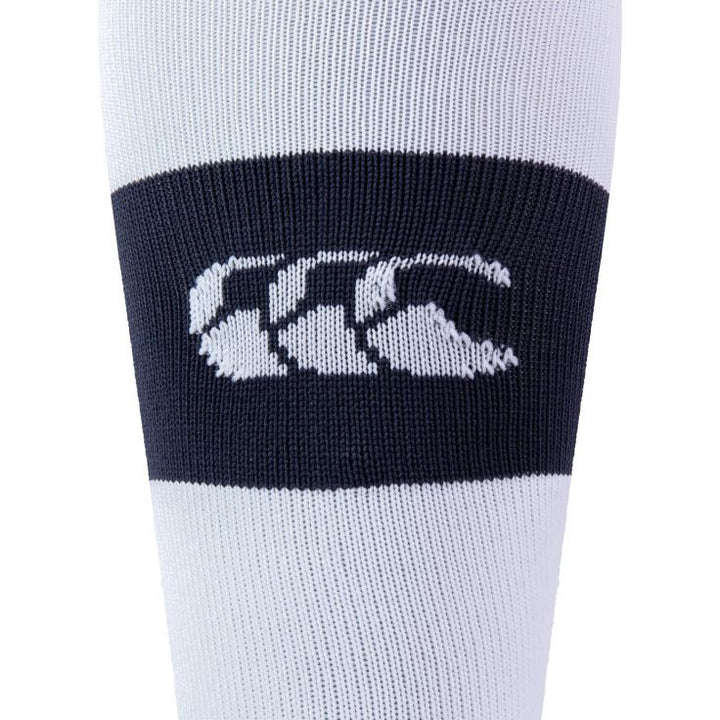 Canterbury Team Hooped Socks Navy/White Junior