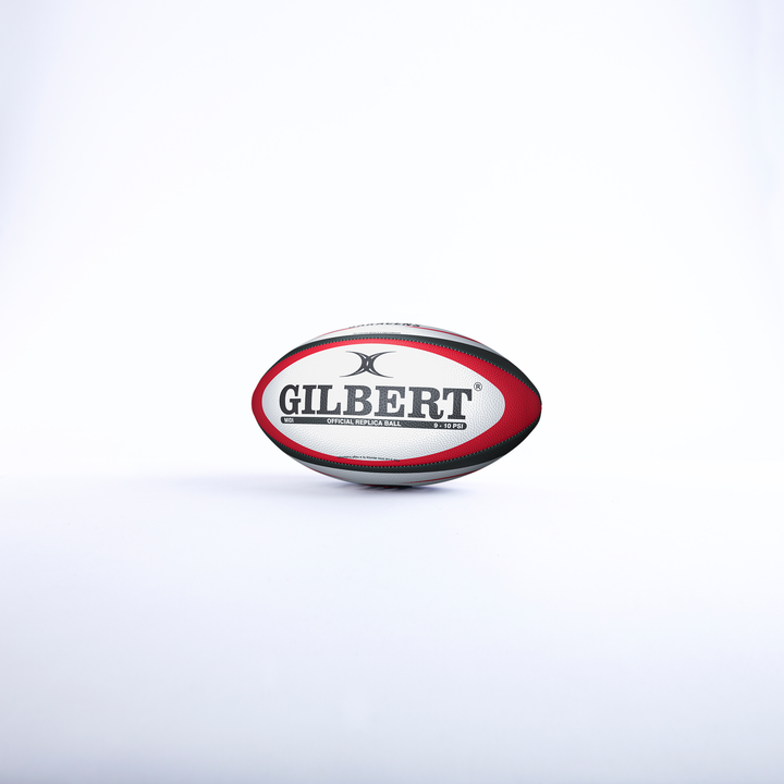 Gilbert Saracens Replica Midi Rugby Ball