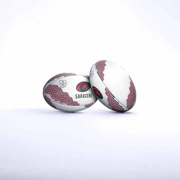 Gilbert Saracens Supporter Rugby Ball Size 5