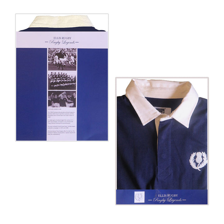 Ellis Rugby Scotland Rugby Shirt 1990 Grand Slam
