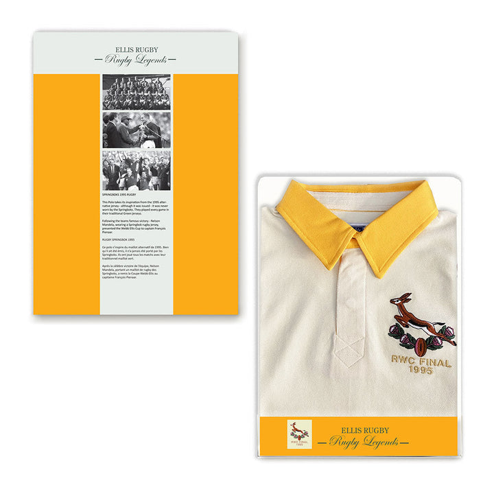 Ellis Rugby Springboks Rugby Polo 1995 Away