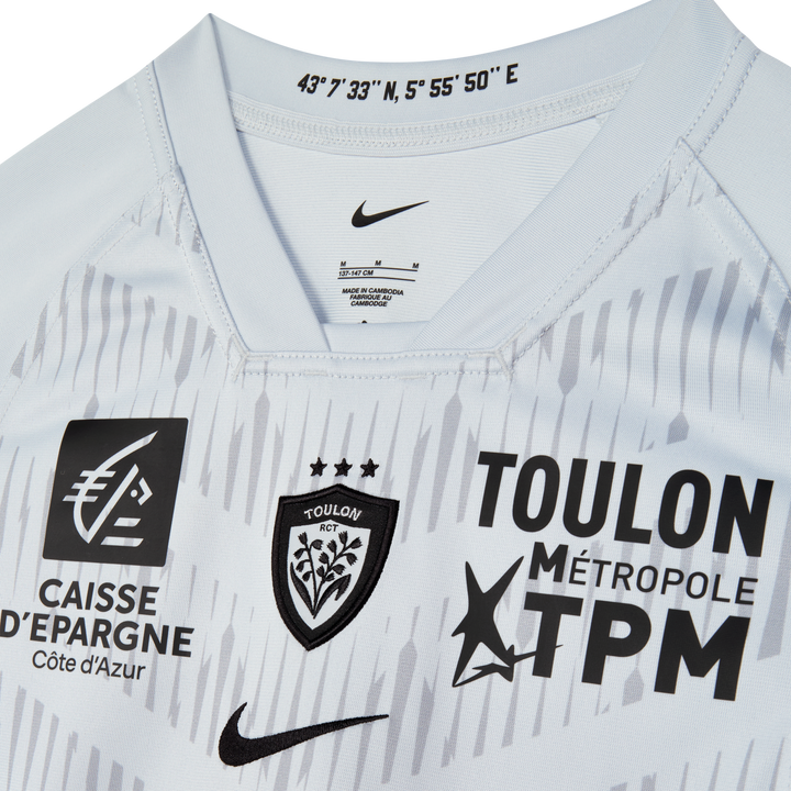 Nike RC Toulon Kids Stadium Rugby Away Shirt