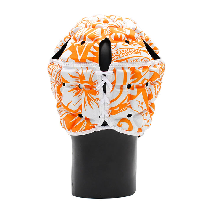 Impact Rugby Tribal Flower Orange Headguard