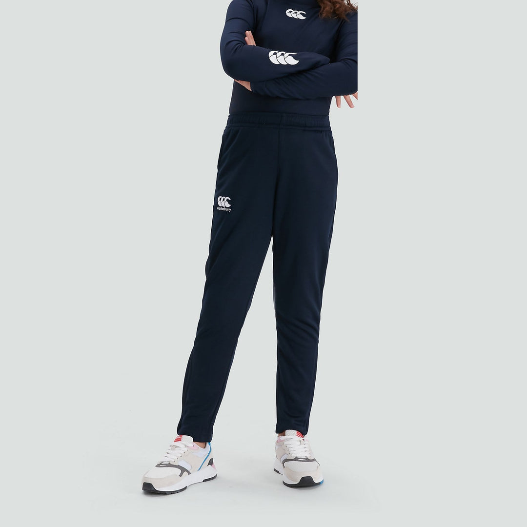 Canterbury Stretched Tapered Pants Junior Navy