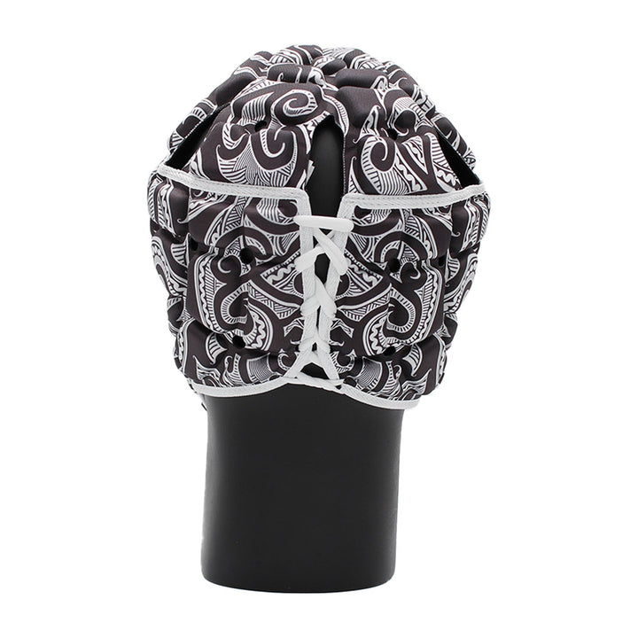 Impact Rugby Tribal Black Headguard
