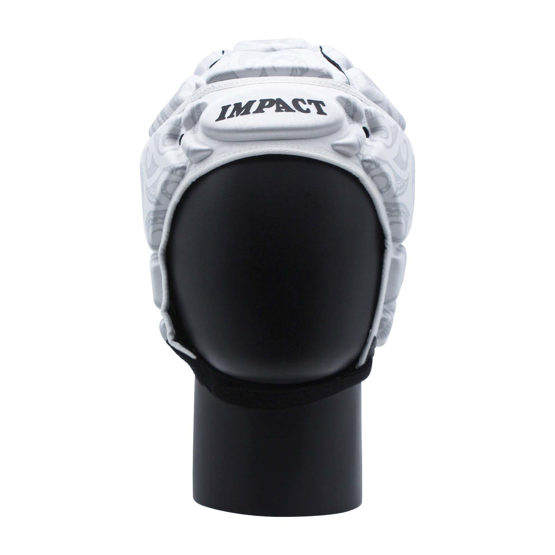 Impact Rugby White/Grey Headguard