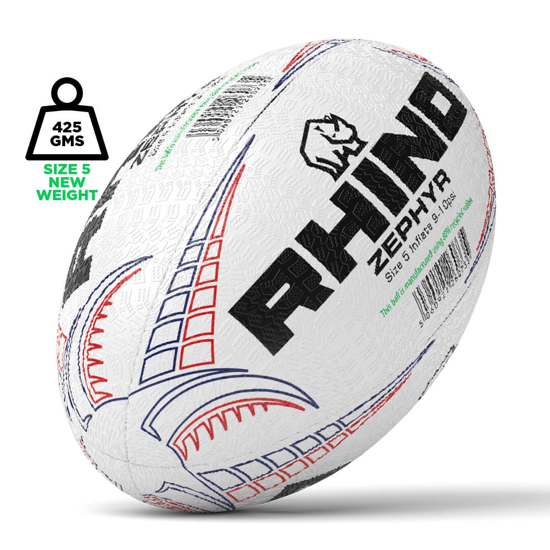 20x Zephyr Recycled Rugby Bal Maat 3