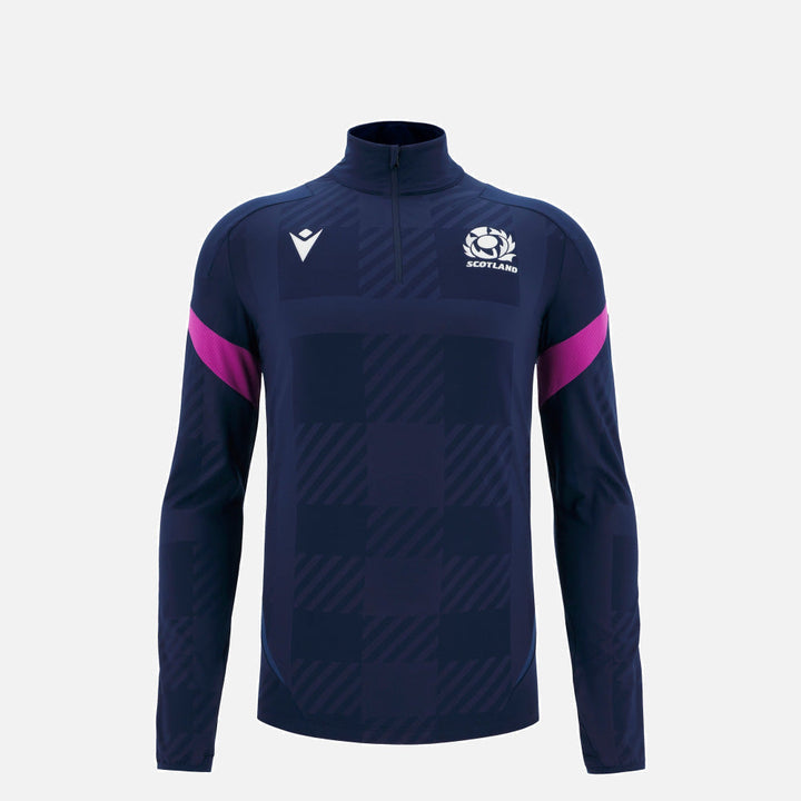 Macron Scotland Rugby 2025/26 1/4 Zip Training Top Kids