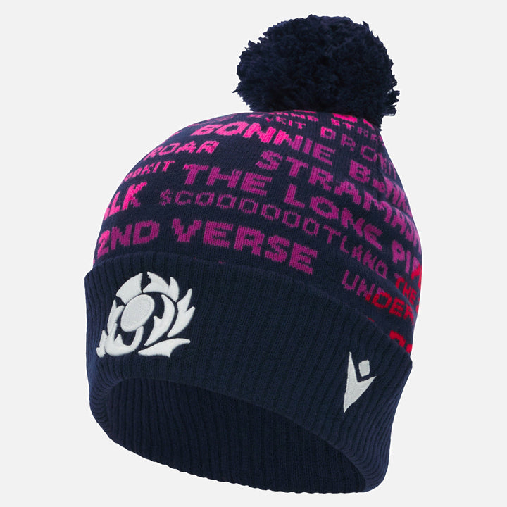 Macron Scotland Words Pom Pom Beanie 2025/26