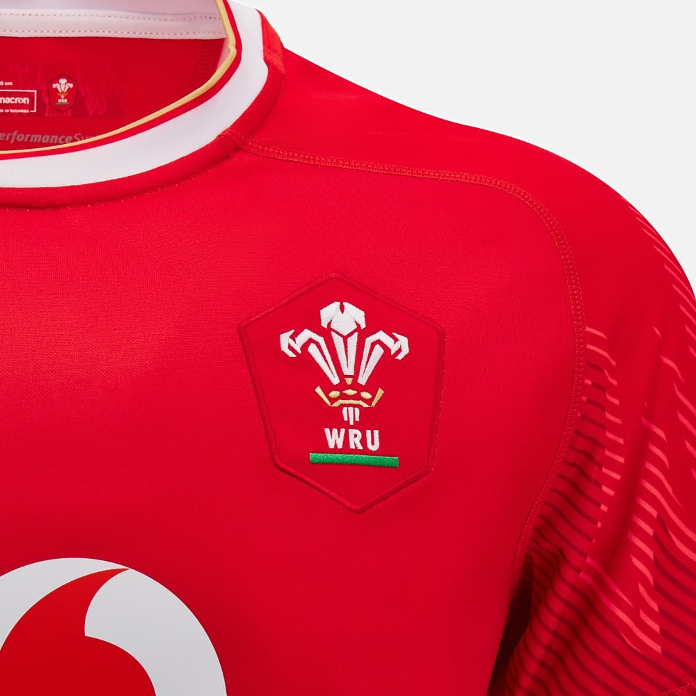 Macron Wales Rugby Replica Home Shirt Men