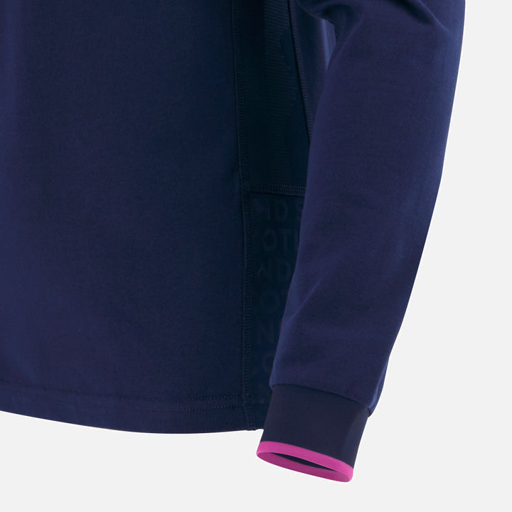 Macron Schotland Thuisshirt Katoen Lange Mouwen Junior