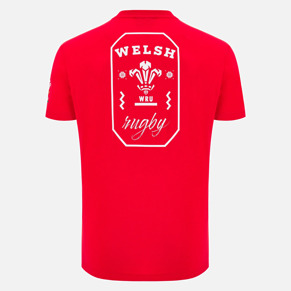 Macron Rugby Wales 2025/26 Fan T-Shirt Men’s