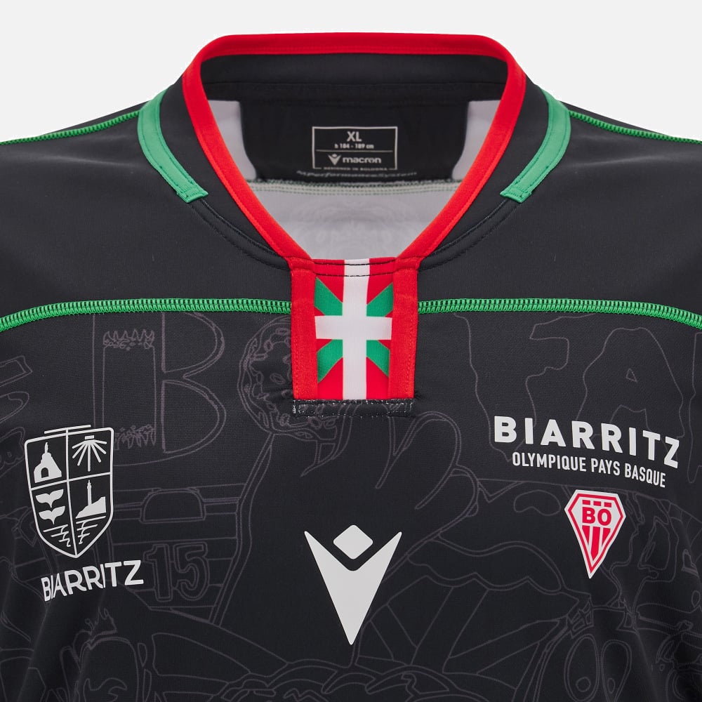 Macron Biarritz 2024/25 Replica Away Shirt Men