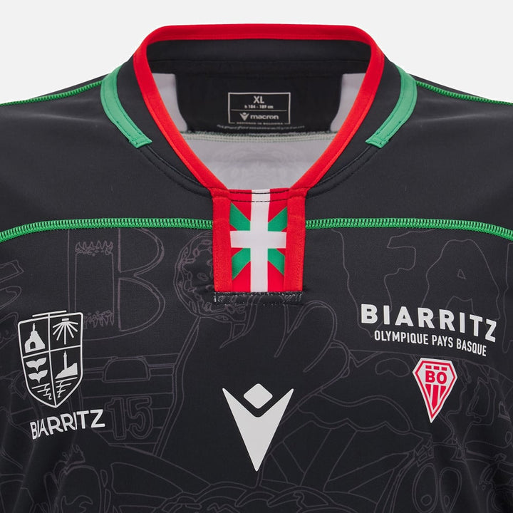 Macron Biarritz 2024/25 Replica Away Shirt Men