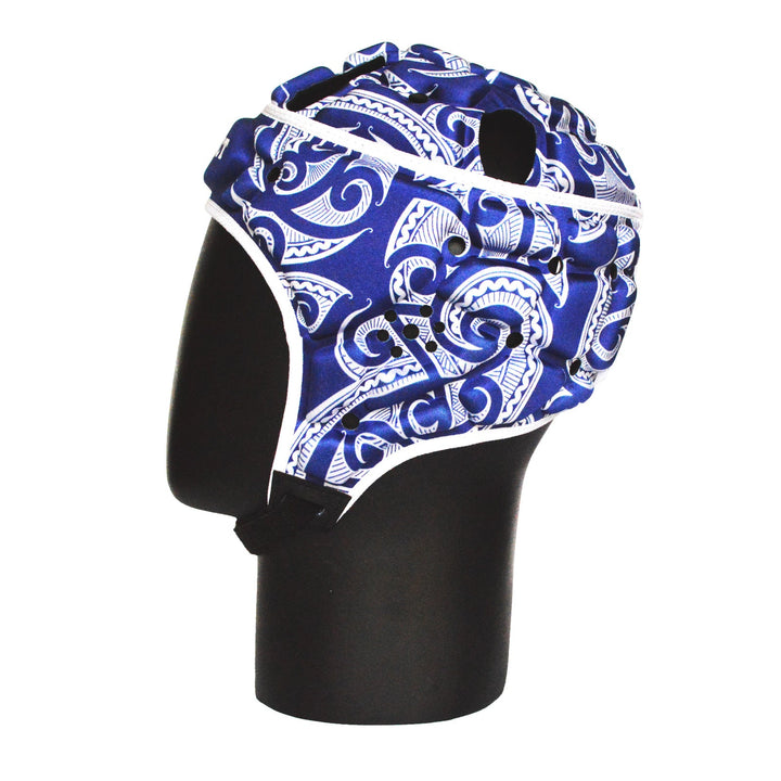 Impact Rugby Tribal Blue Headguard