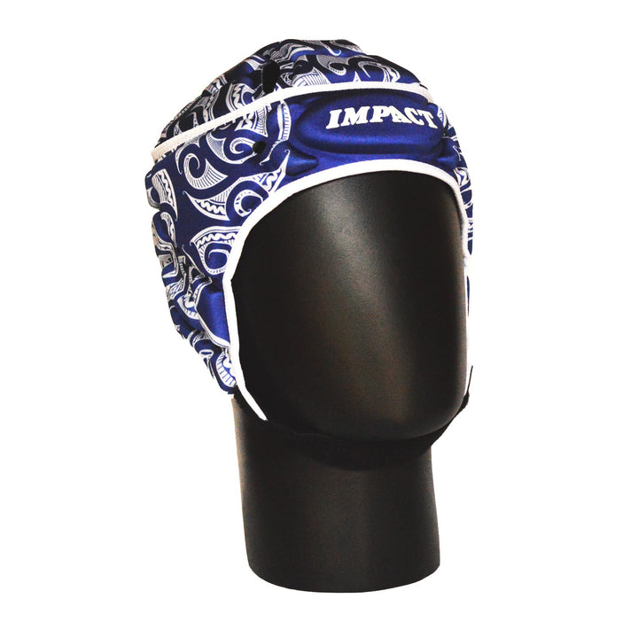 Impact Rugby Tribal Blue Headguard