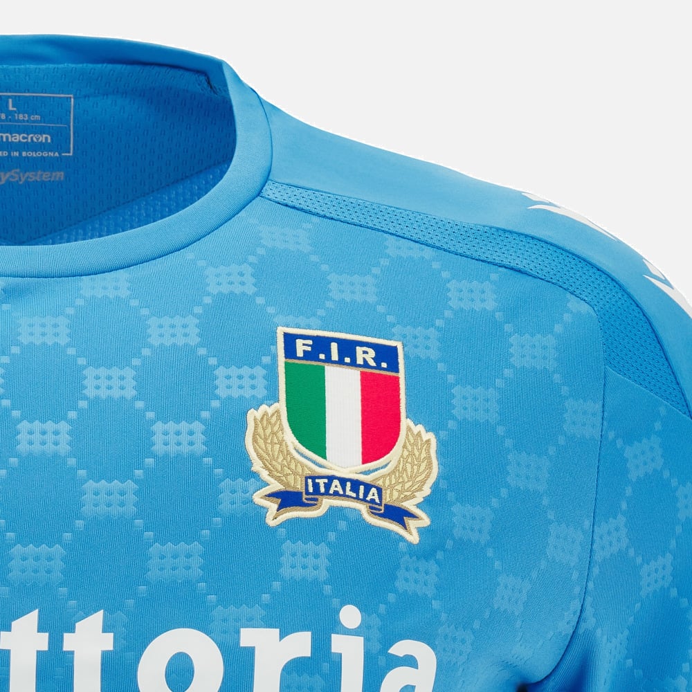 Macron Italy Rugby Training Shirt Men
