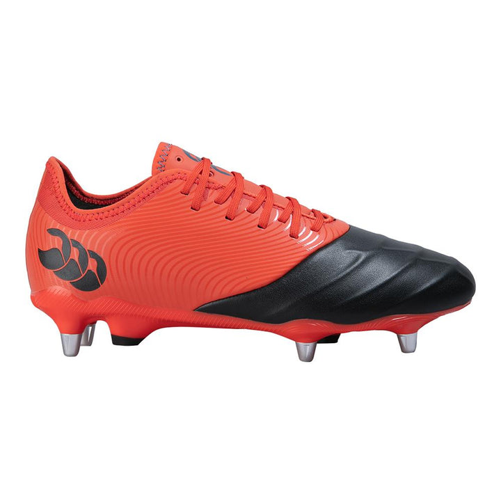 Canterbury Phoenix Genesis Team Soft Ground Rugby Boots Oxy Fire