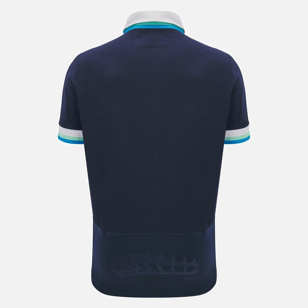 Macron Scotland Rugby 2024/25 Home Cotton Short Sleeve Shirt Men