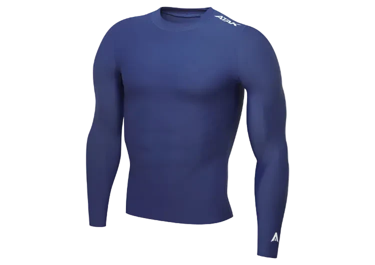 ATAK Unisex Performance Compression Shirt Senior Navy