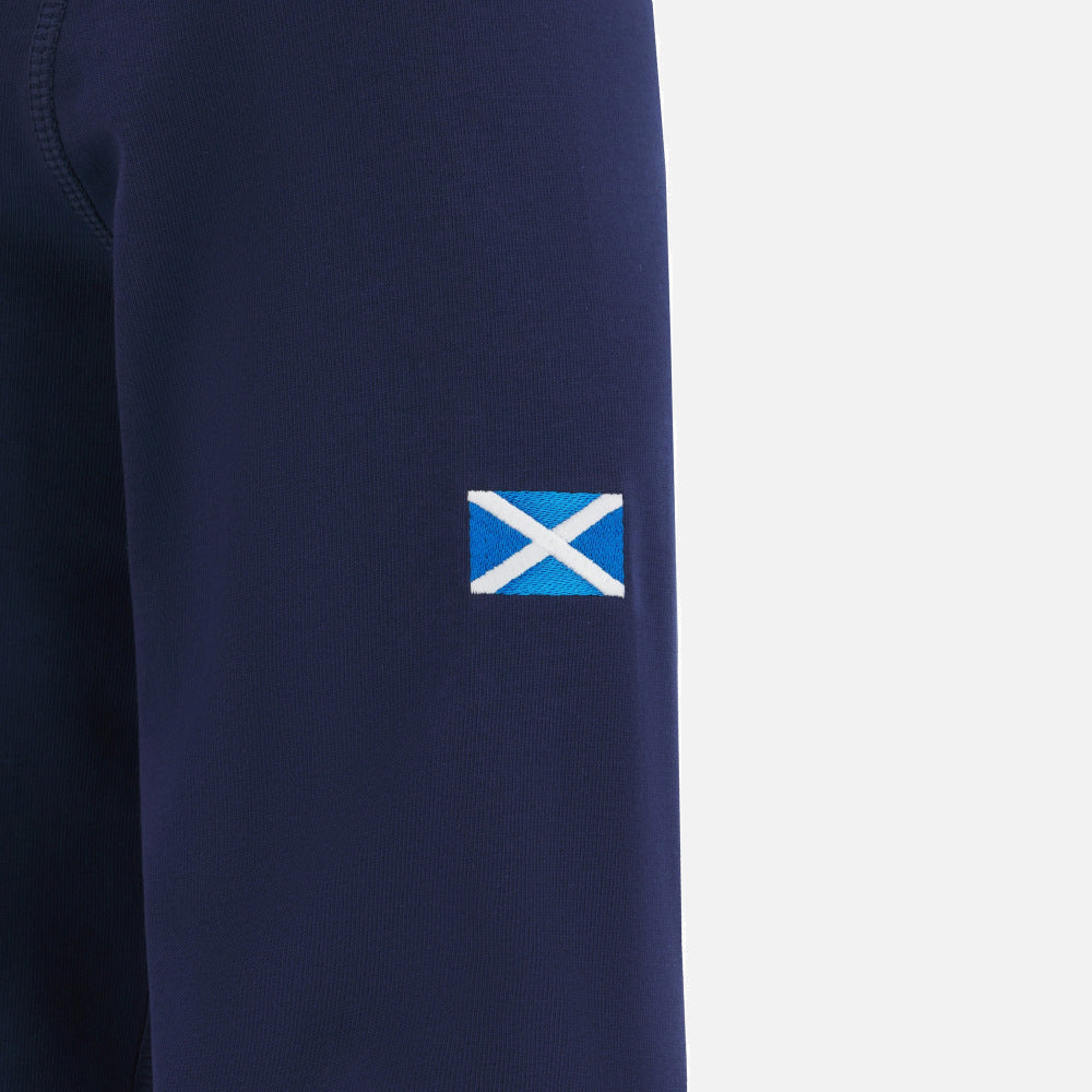 Macron Schotland Thuisshirt Katoen Lange Mouwen Junior