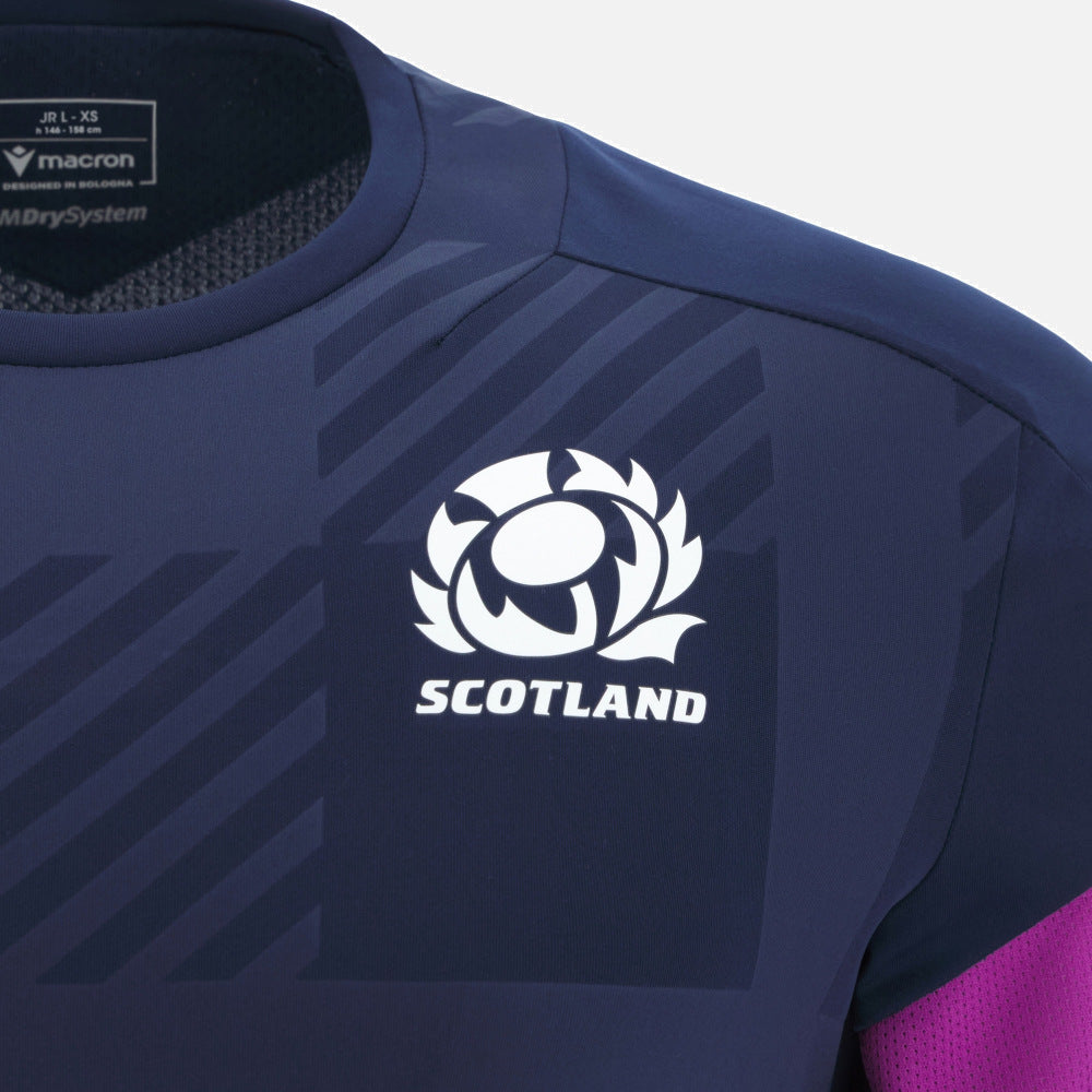 Macron Scotland Rugby 2025/26 Training T-Shirt Kids