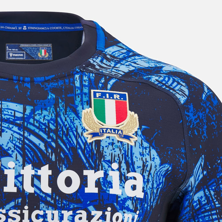 Macron Italy Rugby Training Jersey Men