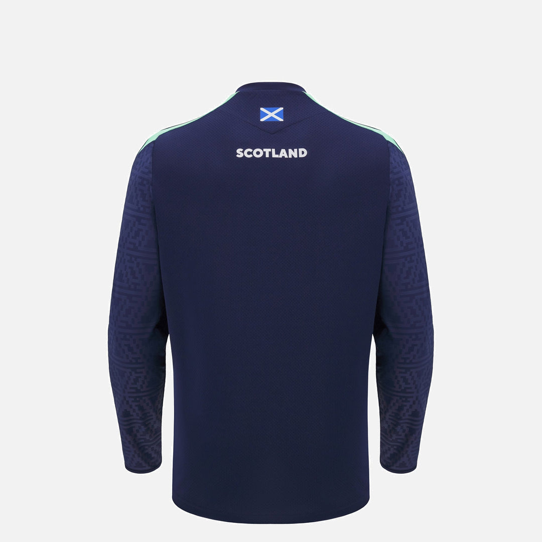 Macron Scotland Rugby 2024/25 Long Sleeve Training Shirt Junior